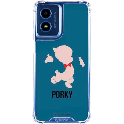 Looney Tunes Porky Pig Identity Moto G 5G (2024) Clear Case